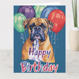 Bullmastiff Birthday Kort