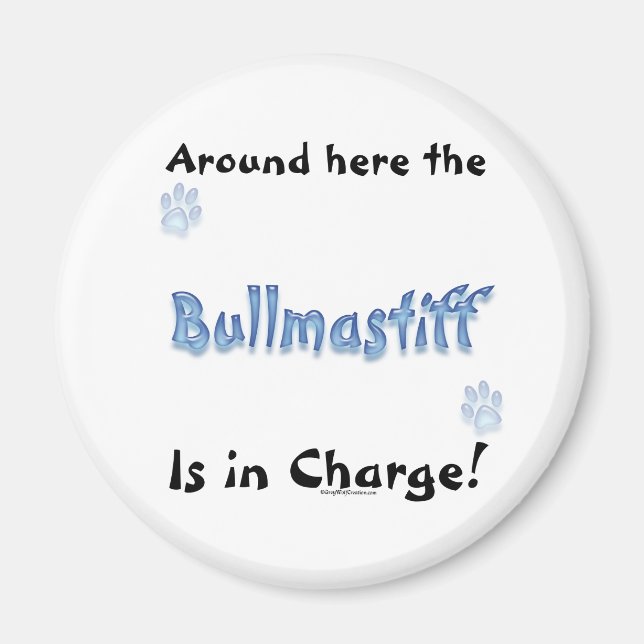 Bullmastiff Charge - Magnet (Framsidan)