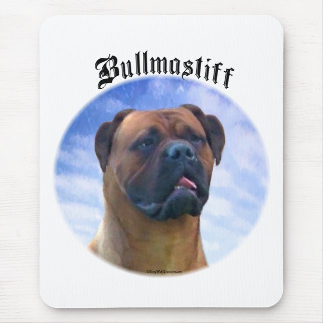 Bullmastiff Clouds Musmatta (Framsidan)