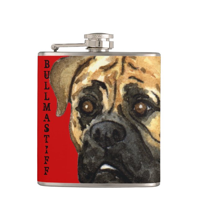 Bullmastiff Färg Block Fickplunta (Framsidan)
