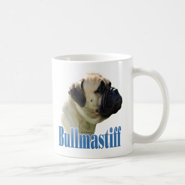 Bullmastiff (fawn) Namn Kaffemugg (Höger)