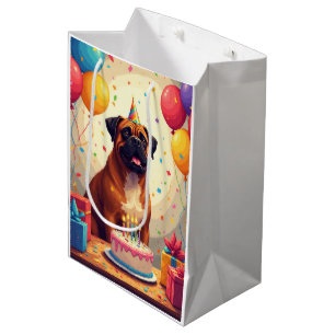 Bullmastiff födelsedagsfirande