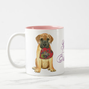 Bullmastiff Hearts Mamma Two-Tone Coffee Mugg