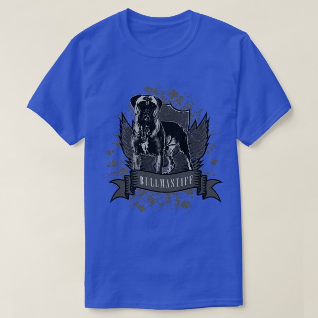 Bullmastiff hund 1 t shirt (Design framsida)