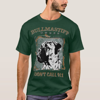 Bullmastiff hund 2 t shirt