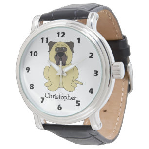 Bullmastiff Hund Design Armbandsur