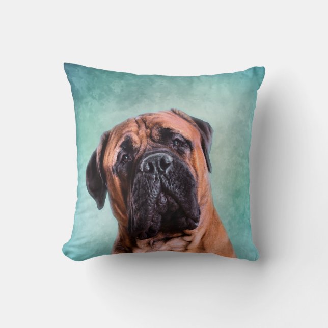 Bullmastiff hund kudde (Framsida)