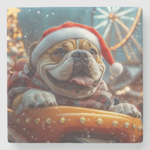 Bullmastiff Hund Roller Underlägg jul