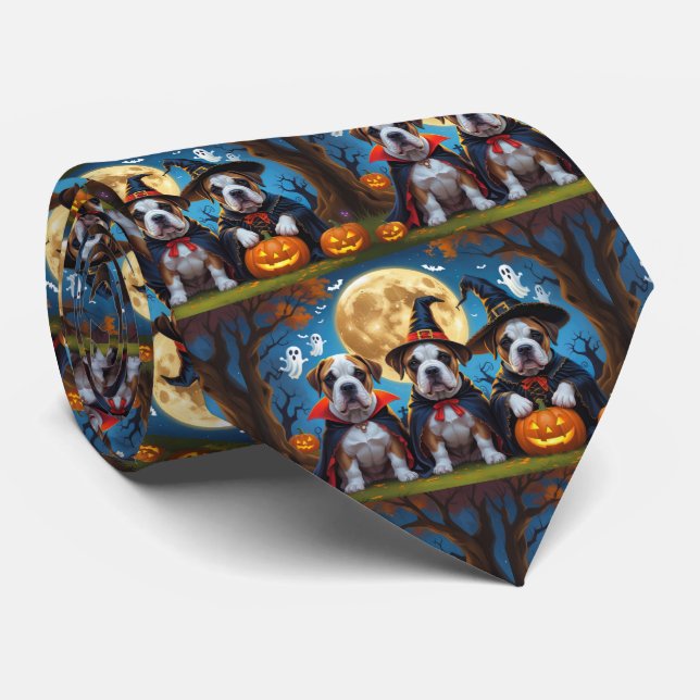 Bullmastiff Hundar Pumpkin Halloween Funny Slips (Rullad)