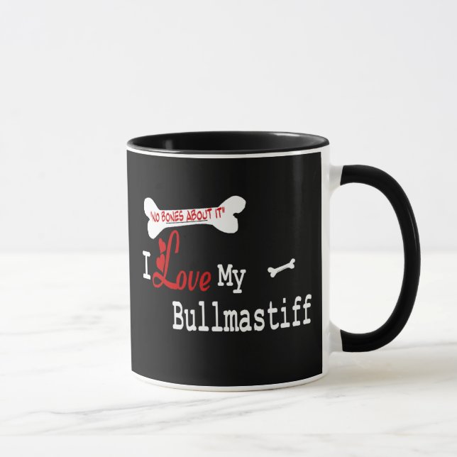 Bullmastiff (I Kärlek) Mugg (Höger)