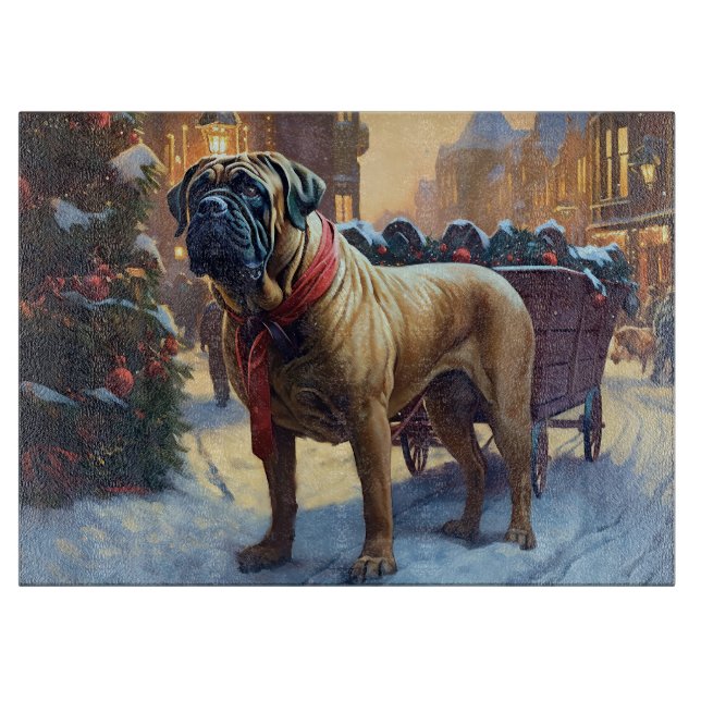 Bullmastiff jul - festsäsong (Framsidan)