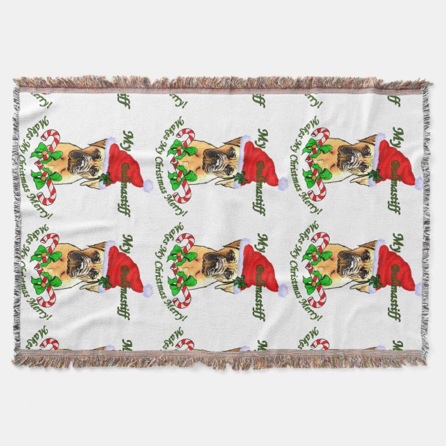 Bullmastiff jul Merry Mysfilt (Framsidan)