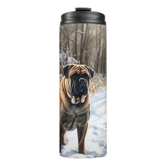 Bullmastiff Låt det snöa jul (Framsida)