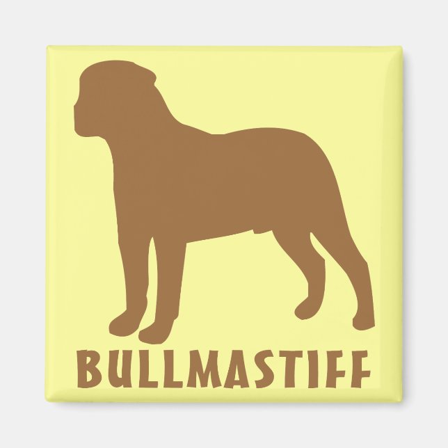 Bullmastiff Magnet (Framsidan)