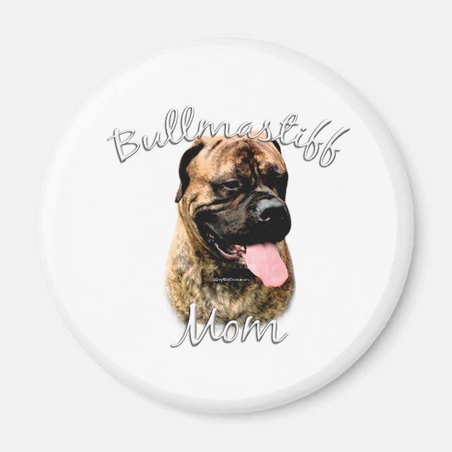 Bullmastiff Mamma 2 Magnet (Framsidan)