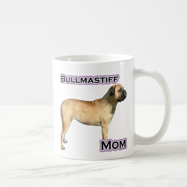 Bullmastiff Mamma 4 Kaffemugg (Höger)