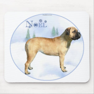 Bullmastiff Noel Mousepad Musmatta