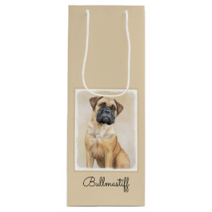 Bullmastiff Painting - Cute Original Hund Art