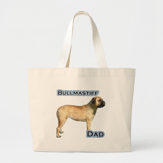 Bullmastiff Pappa 4 Jumbo Tygkasse (Framsidan)