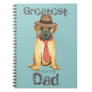 Bullmastiff Pappa Anteckningsbok