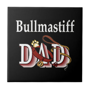 Bullmastiff Pappa Kakelplatta