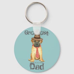 Bullmastiff Pappa Nyckelring