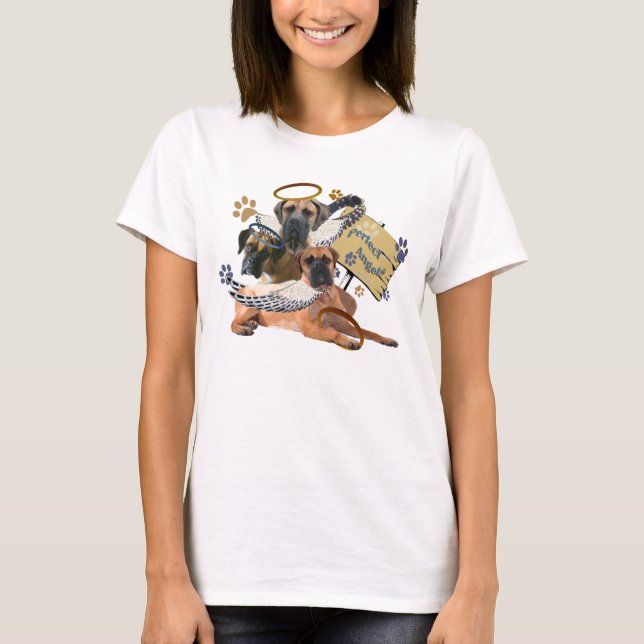 Bullmastiff Perfekt Angelapparat T-shirt (Framsida)