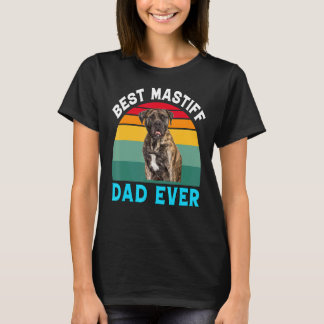 Bullmastiff Pet Owner Best Mastiff Pappa någonsin T Shirt