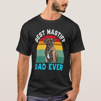 Bullmastiff Pet Owner Best Mastiff Pappa någonsin T Shirt
