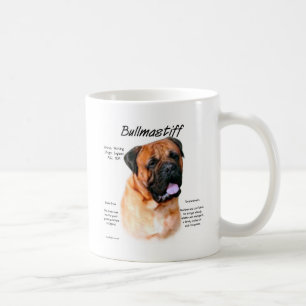 Bullmastiff (röd) historiedesign kaffemugg