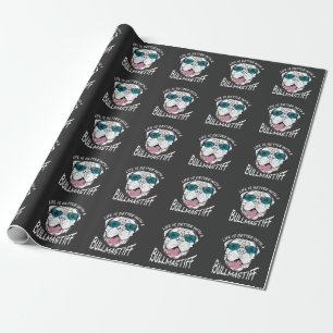 Bullmastiff Sunglass Djurens Rolig hund Älskare Presentpapper