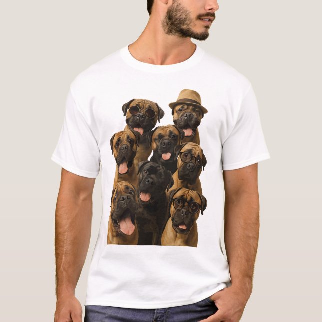 Bullmastiff T Shirt (Framsida)