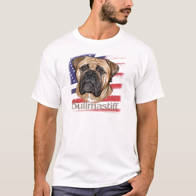 Bullmastiff Tee Shirt (Framsida)