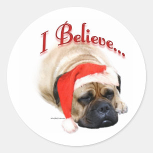 Bullmastiff tror jag - klistermärken