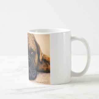 Bullmastiff Waiting - Hund aveln Art Kaffemugg