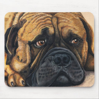 Bullmastiff Waiting - Hund aveln Art Musmatta