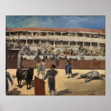 Bullmatch by Manet - Poster