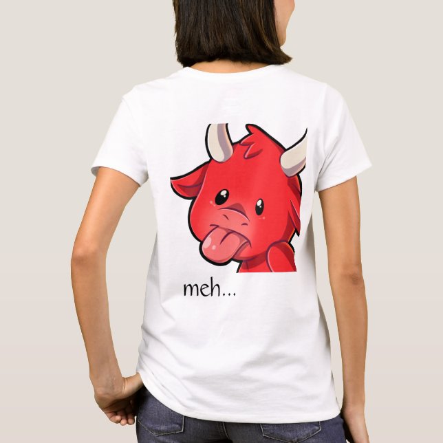 Bullpew-Meh... T Shirt (Baksida)