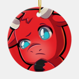 Bullpew-Sus Julgransprydnad Keramik