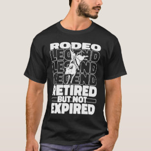 Bullrider Retrött Riding Rodeo Bull T Shirt