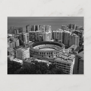 Bullring i Malaga, Spanien Vykort