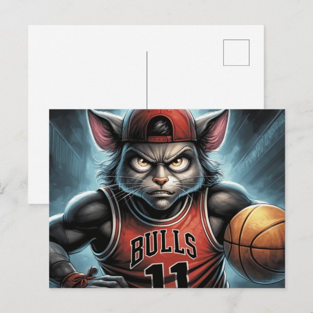 Bulls -4 vykort (Fram/baksida)