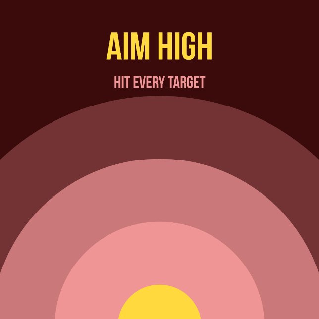 Bulls Eye — 90s Maximalist Poster | Retro Bedroom  (Skapare uppladdad)