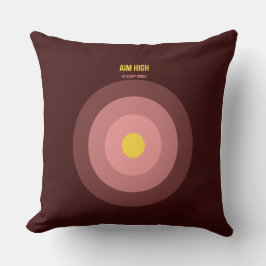 Bulls Eye — 90s Maximalist Throw Pillow | Retro Kudde