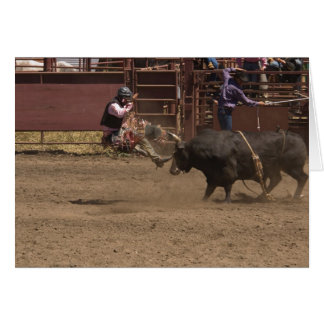 Bulls förare blir luftad hälsningskort