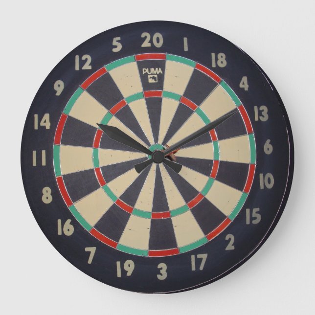Bulls Öga i Dartboard, Stor Klocka (Framsida)