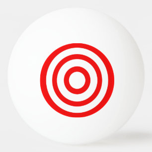 Bull's Öga Shooting Target Roligt Archer eller Hun Pingisboll