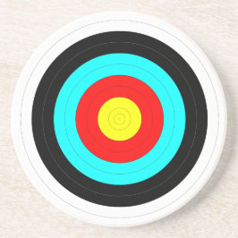 Bullseye Archery Target Underlägg Sandsten