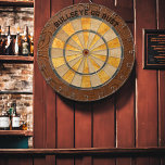 Bullseye Bonanza Anpassningsbar Dartboard Darttavla<br><div class="desc">Indulge i precisionsskrålen med vår "Bullseye Bonanza Anpassningsbar Dartboard". Anpassa med ditt namn, din logotyp eller någon annan text, skapar den unikt. Den här ritytan är konstruerad för både avslappnadens roligt och tävlingsspel och har standardskalningssegment och anpassadets textområde. Vare sig det passar ditt spelrum i hemmet eller blir en utträde...</div>