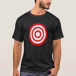 Bullseye brittisk rundel dartboard bulls eye-mål t shirt
